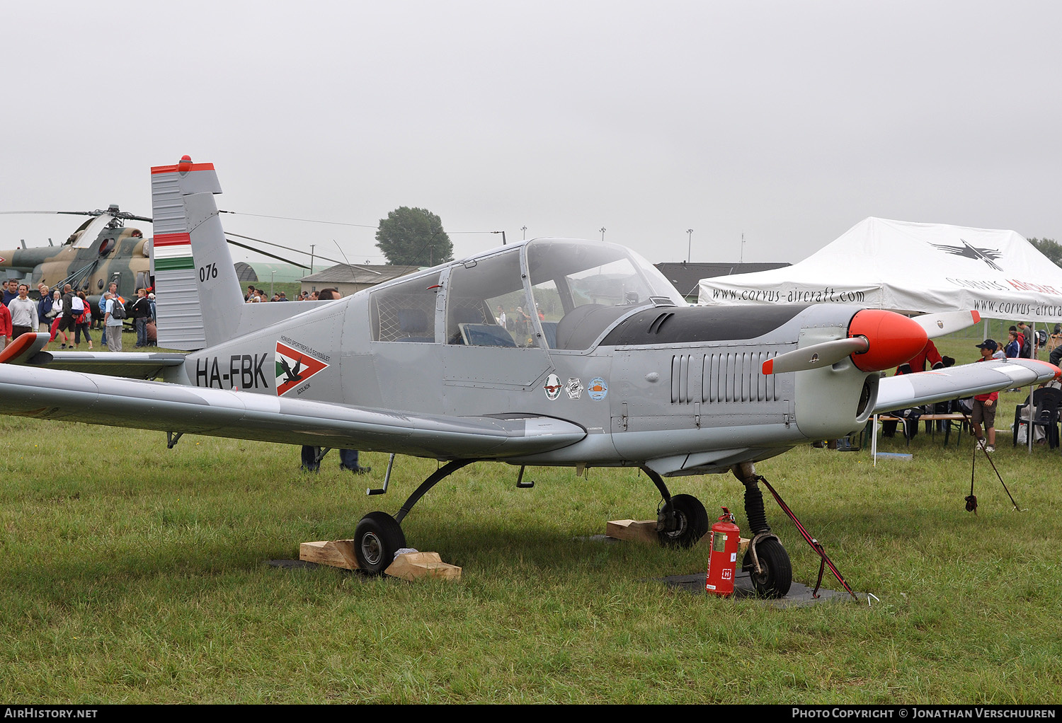 Aircraft Photo of HA-FBK / 076 | Zlin Z-43 | Hungary - Air Force | AirHistory.net #263448