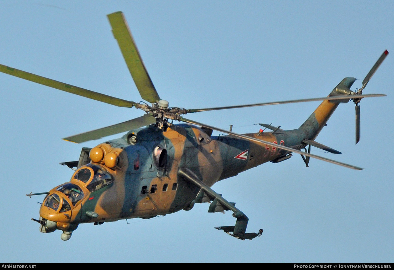 Aircraft Photo of 582 | Mil Mi-24D | Hungary - Air Force | AirHistory.net #263457