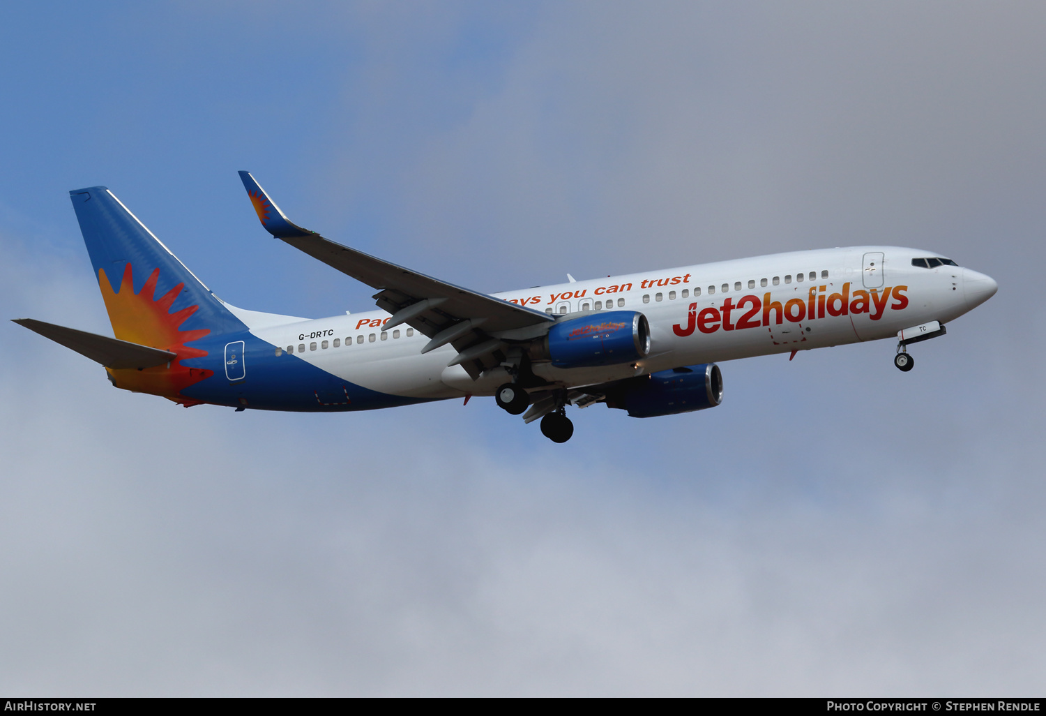 Aircraft Photo of G-DRTC | Boeing 737-808 | Jet2 Holidays | AirHistory.net #263459