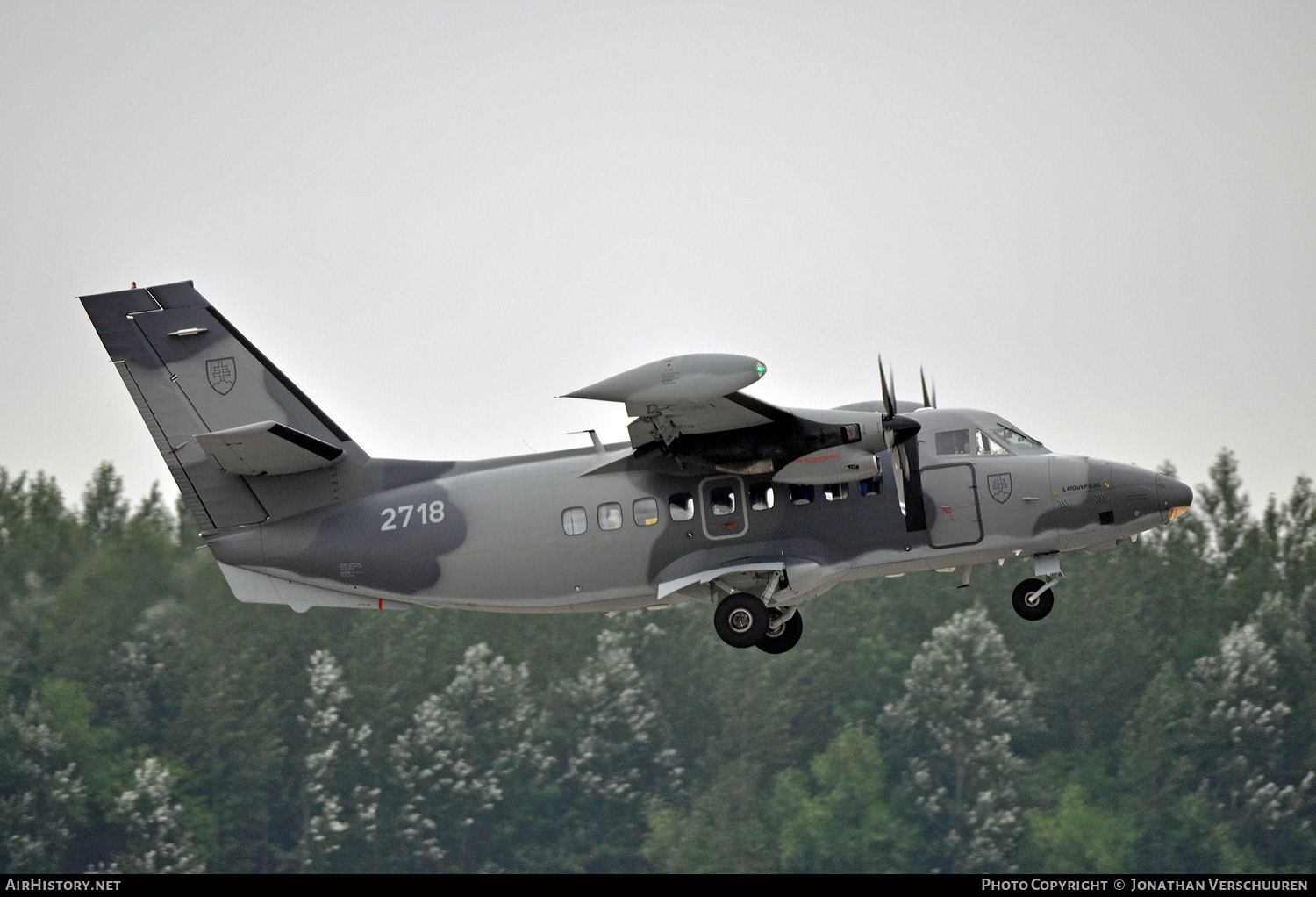 Aircraft Photo of 2718 | Let L-410UVP-E20 Turbolet | Slovakia - Air Force | AirHistory.net #263476
