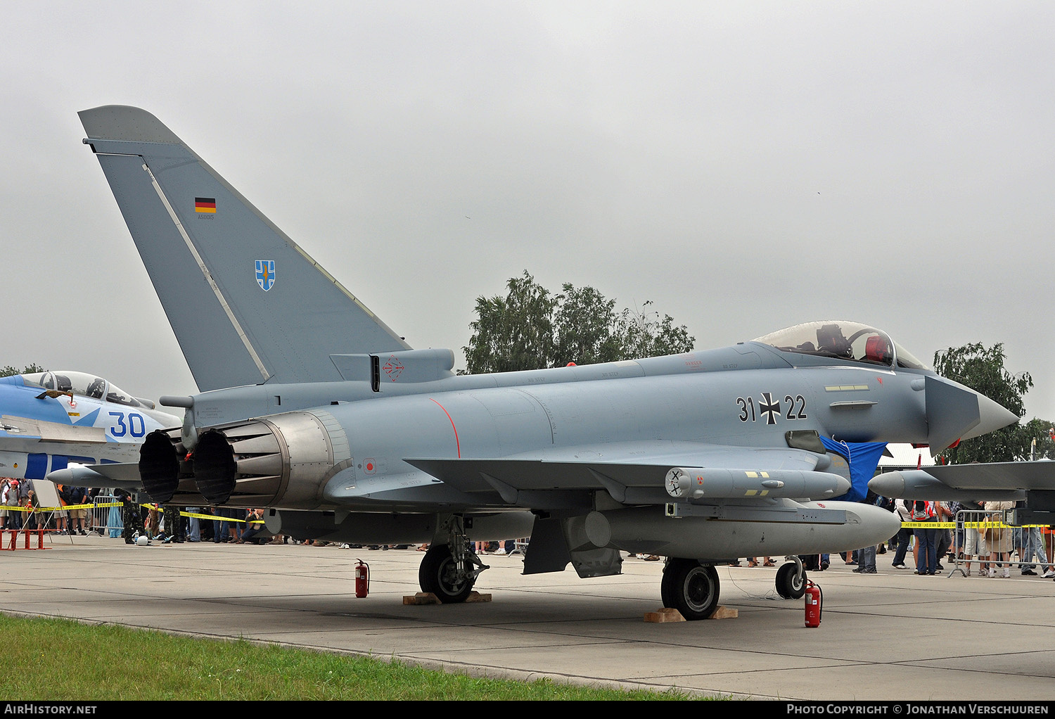 Aircraft Photo of 3122 | Eurofighter EF-2000 Typhoon S | Germany - Air Force | AirHistory.net #263491