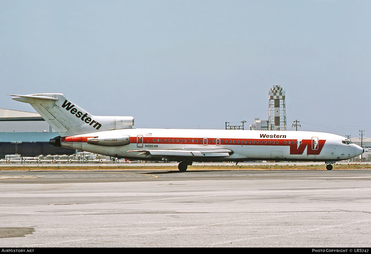 Aircraft Photo of N2804W | Boeing 727-247 | Western Airlines | AirHistory.net #263516