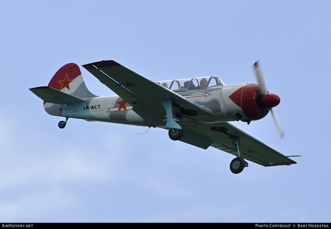 Aircraft Photo of LN-ACT | Yakovlev Yak-52TD | Soviet Union - DOSAAF | AirHistory.net #263530