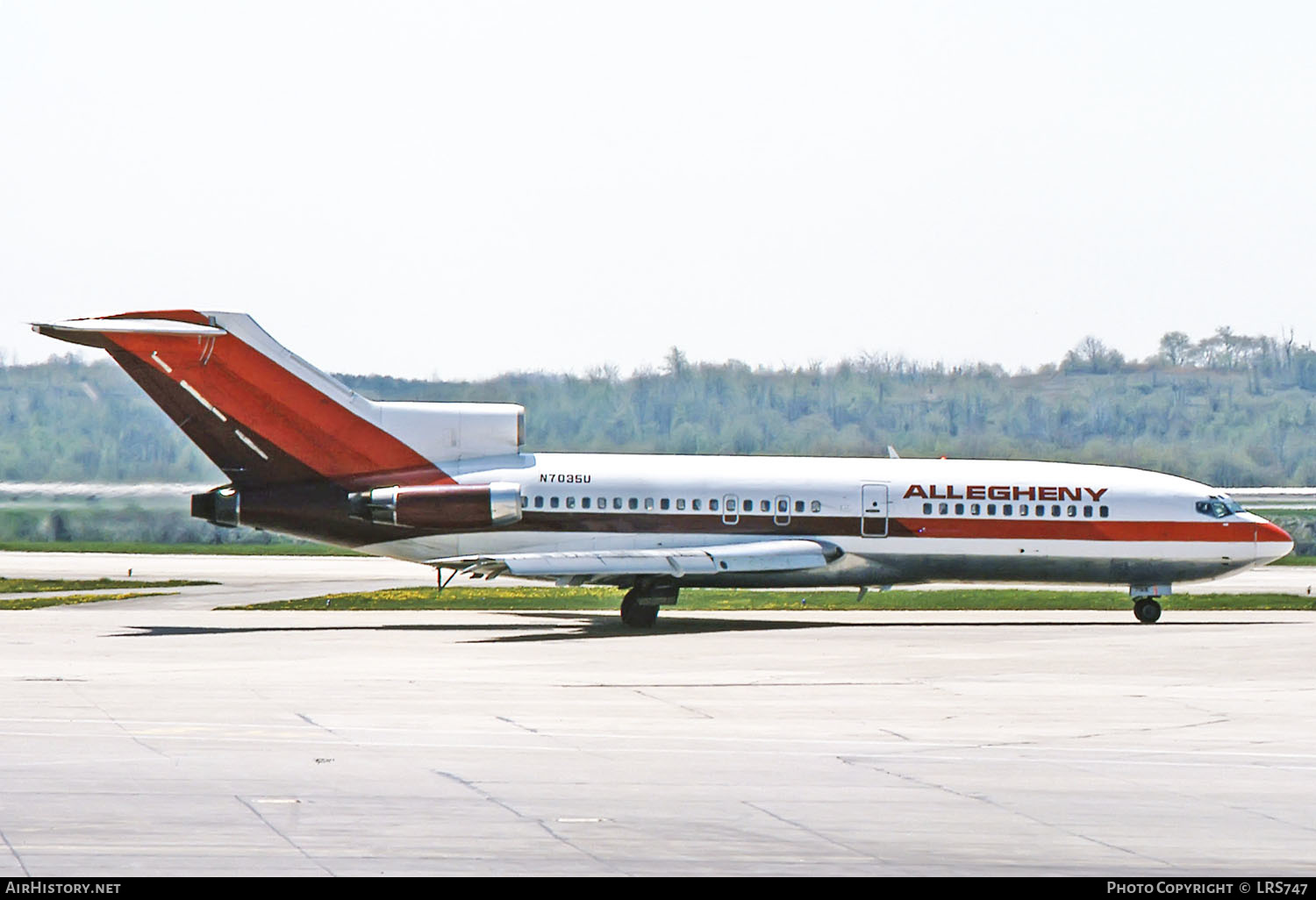 Aircraft Photo of N7035U | Boeing 727-22 | Allegheny Airlines | AirHistory.net #263545