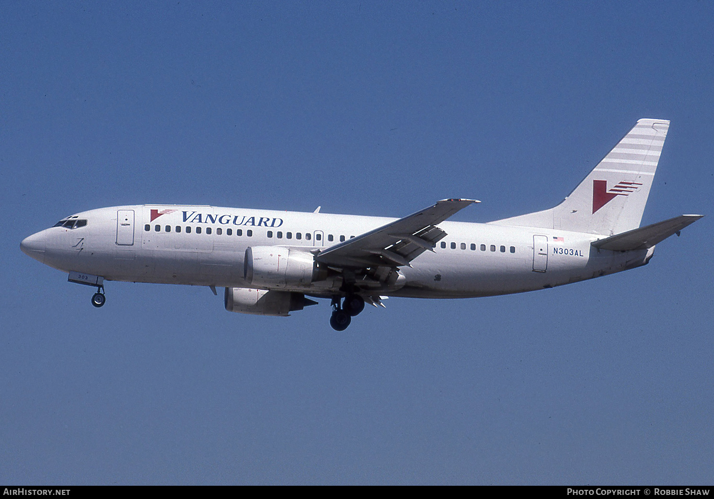 Aircraft Photo of N303AL | Boeing 737-3Y0(QC) | Vanguard Airlines | AirHistory.net #263550