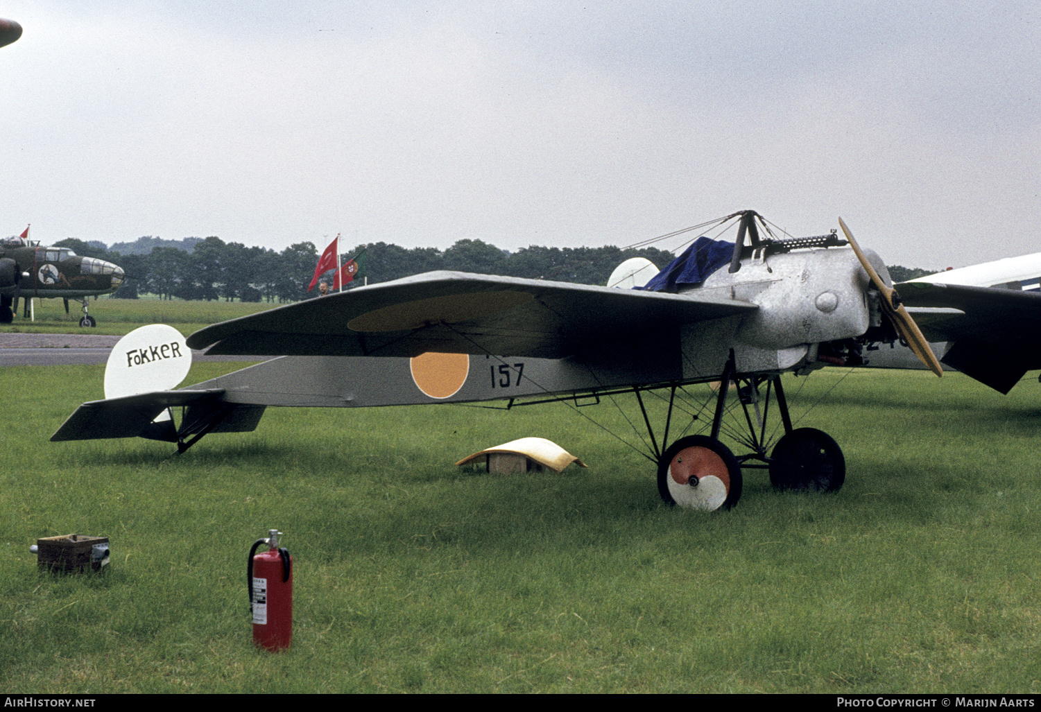 Aircraft Photo of G-AVJO / 157 | Fokker E.III Eindecker Replica | Netherlands - Air Force | AirHistory.net #263563