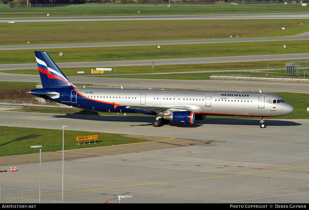 Aircraft Photo of VQ-BEE | Airbus A321-211 | Aeroflot - Russian Airlines | AirHistory.net #263568