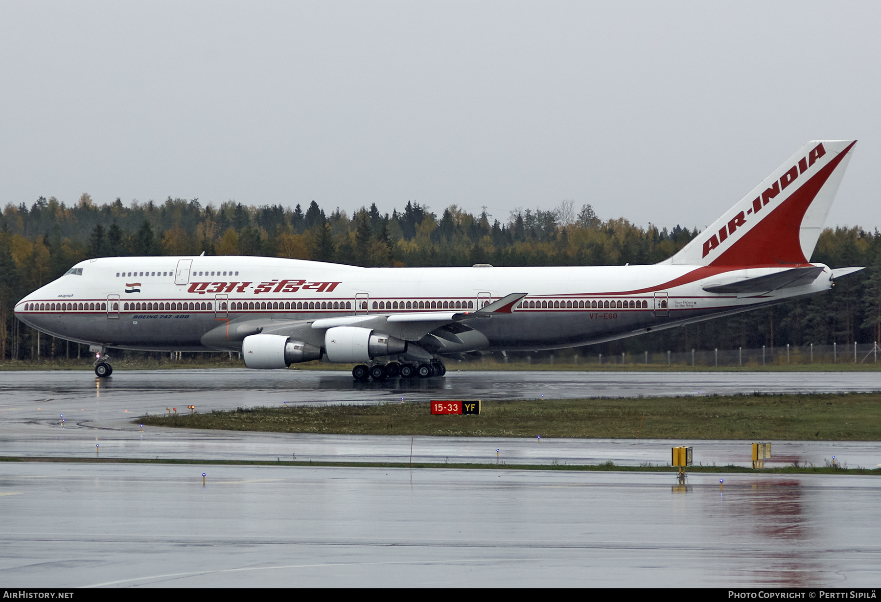 Aircraft Photo of VT-ESO | Boeing 747-437 | Air India | AirHistory.net #263597