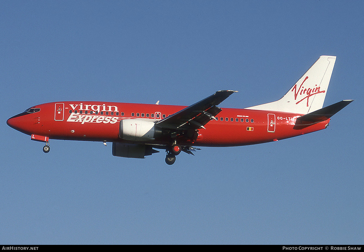 Aircraft Photo of OO-LTL | Boeing 737-3M8 | Virgin Express | AirHistory.net #263603