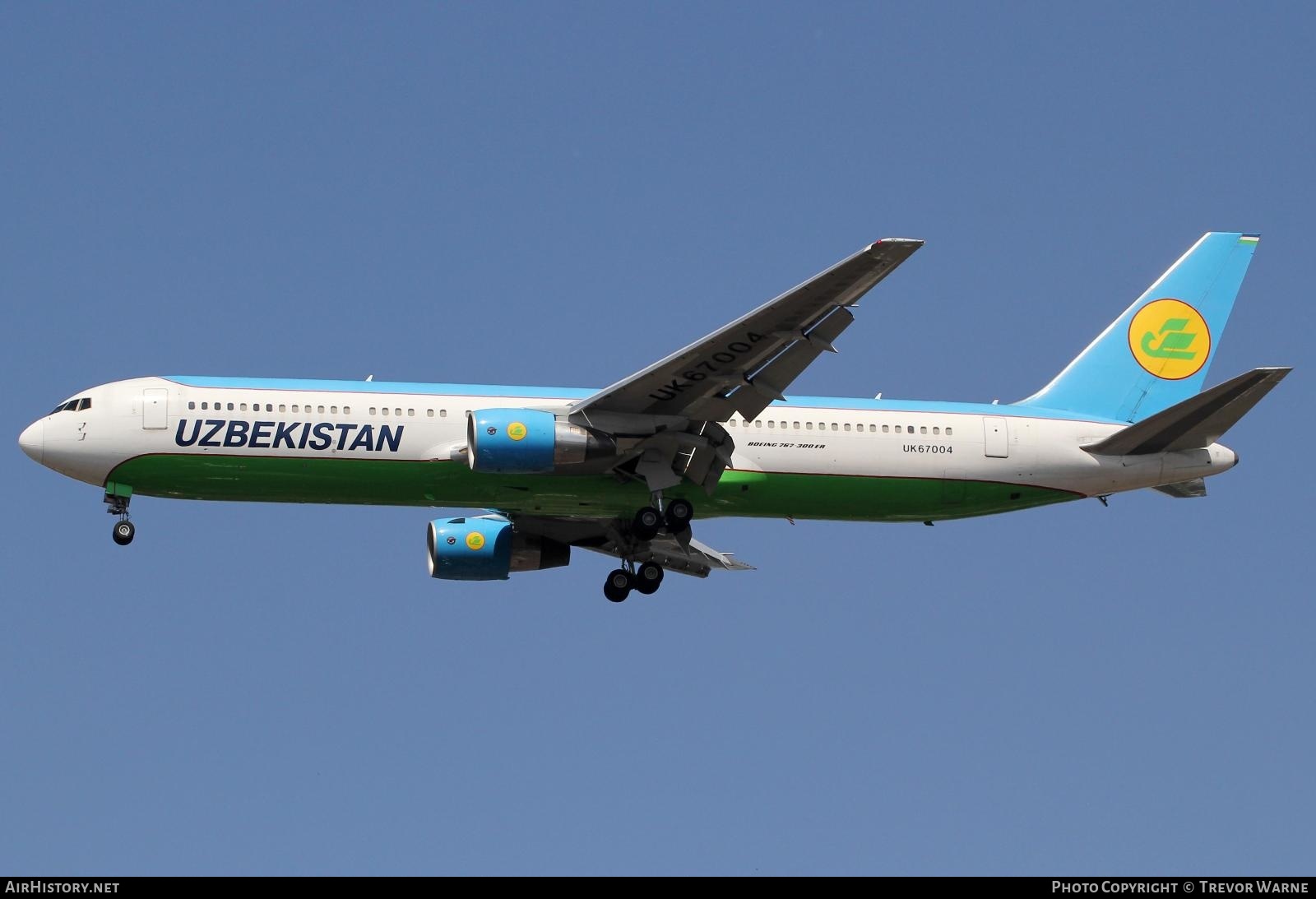 Aircraft Photo of UK67004 | Boeing 767-33P/ER | Uzbekistan Airways | AirHistory.net #263615
