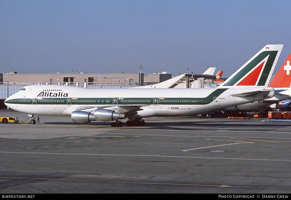 Aircraft Photo of I-DEMN | Boeing 747-243B | Alitalia | AirHistory.net #263621