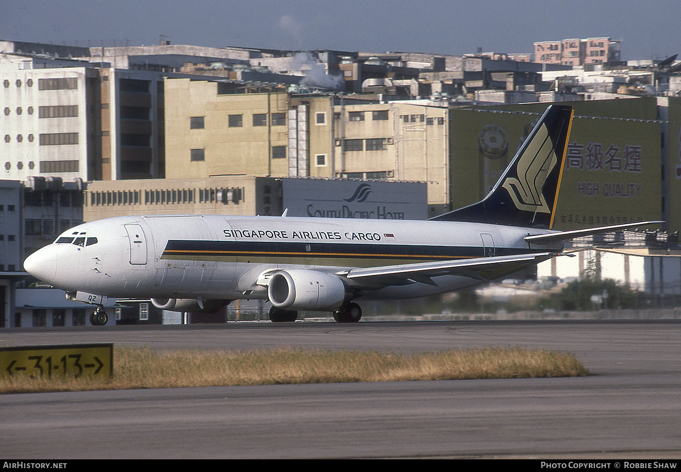 Aircraft Photo of 9V-SQZ | Boeing 737-3M8(QC) | Singapore Airlines Cargo | AirHistory.net #263631