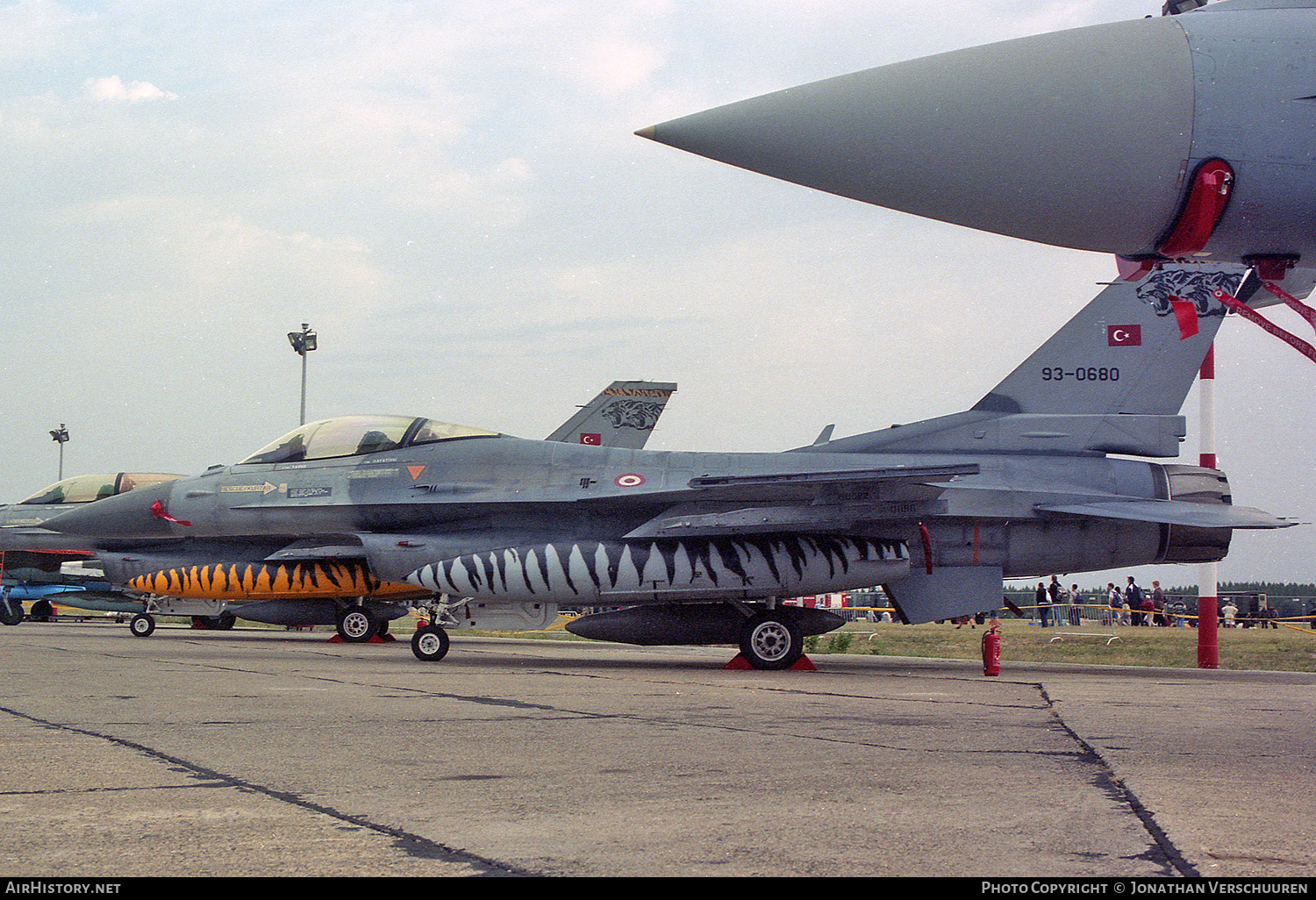 Aircraft Photo of 93-0680 | General Dynamics F-16C Fighting Falcon | Turkey - Air Force | AirHistory.net #263648