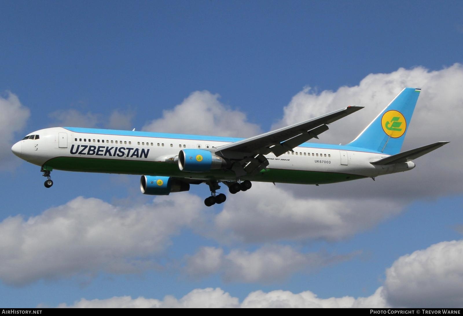Aircraft Photo of UK67003 | Boeing 767-33P/ER | Uzbekistan Airways | AirHistory.net #263670