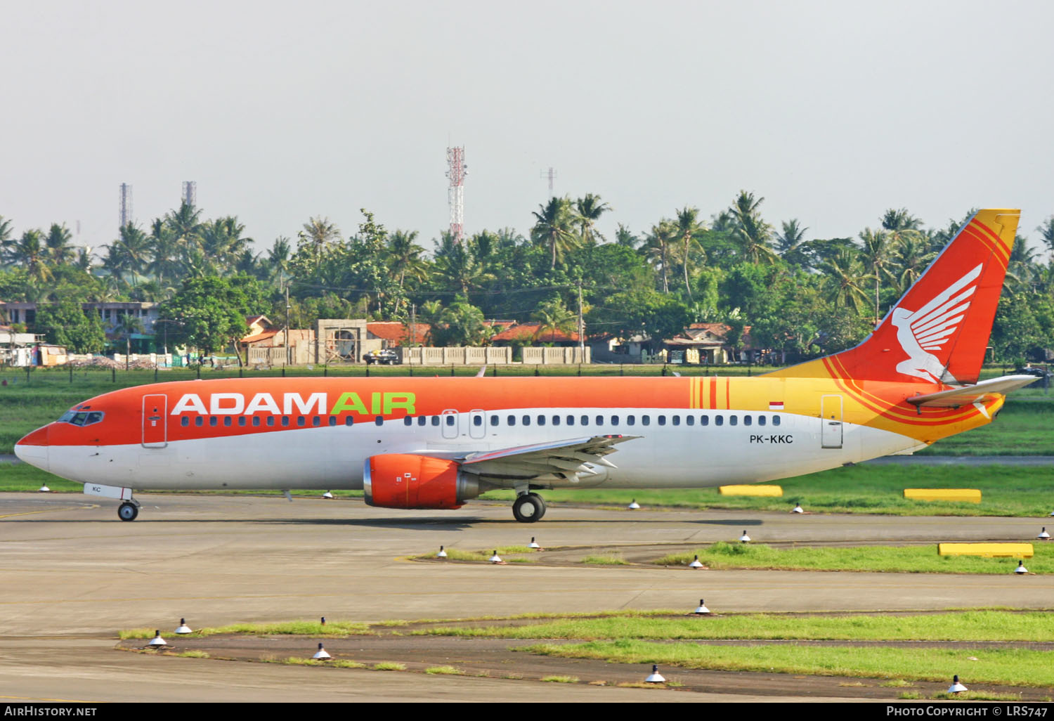 Aircraft Photo of PK-KKC | Boeing 737-4Y0 | AdamAir | AirHistory.net #263689