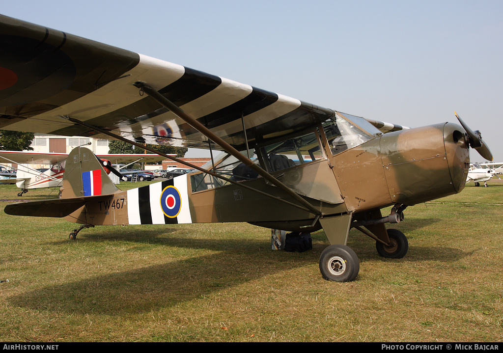 Aircraft Photo of G-ANIE / TW467 | Taylorcraft J Auster Mk5 | UK - Air Force | AirHistory.net #263694
