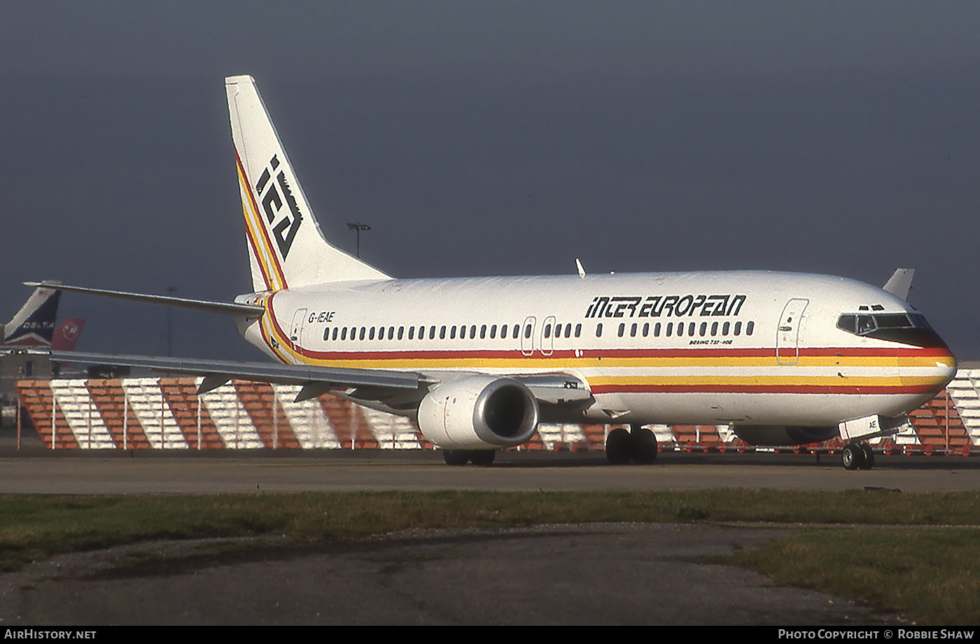 Aircraft Photo of G-IEAE | Boeing 737-4S3 | Inter European Airways - IEA | AirHistory.net #263710
