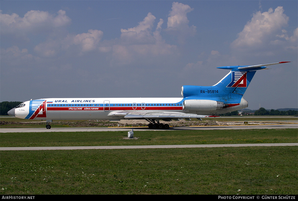 Aircraft Photo of RA-85814 | Tupolev Tu-154M | Ural Airlines | AirHistory.net #263714