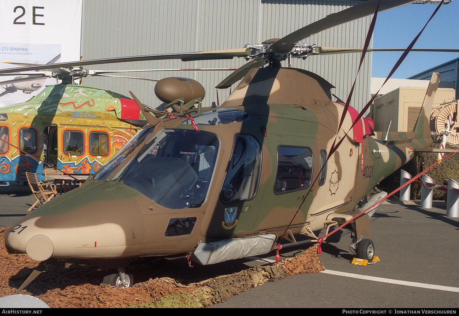 Aircraft Photo of 4021 | Agusta A-109E LUH | South Africa - Air Force | AirHistory.net #263742