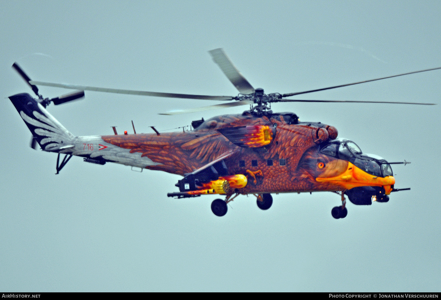 Aircraft Photo of 716 | Mil Mi-24V | Hungary - Air Force | AirHistory.net #263749