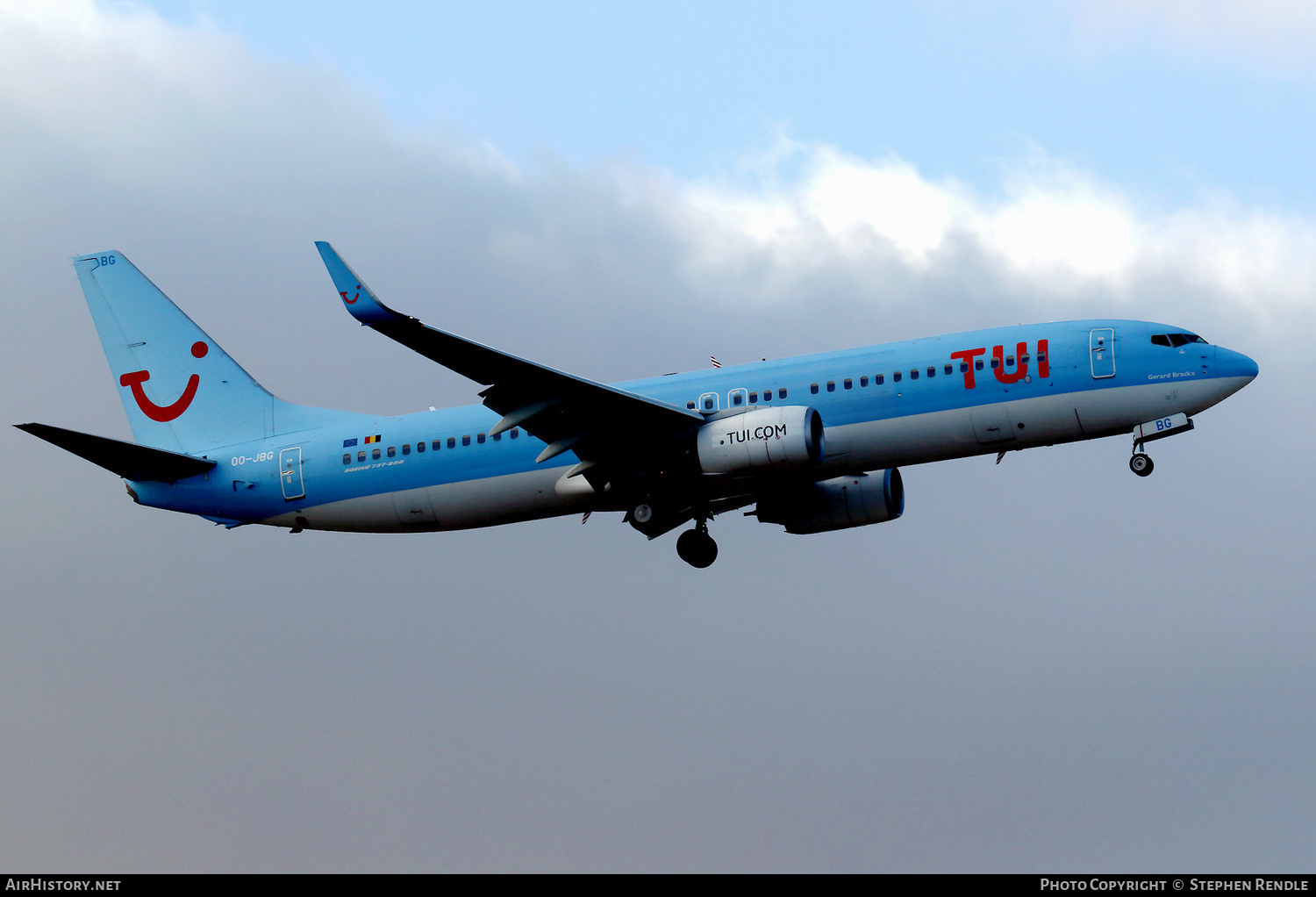 Aircraft Photo of OO-JBG | Boeing 737-8K5 | TUI | AirHistory.net #263787