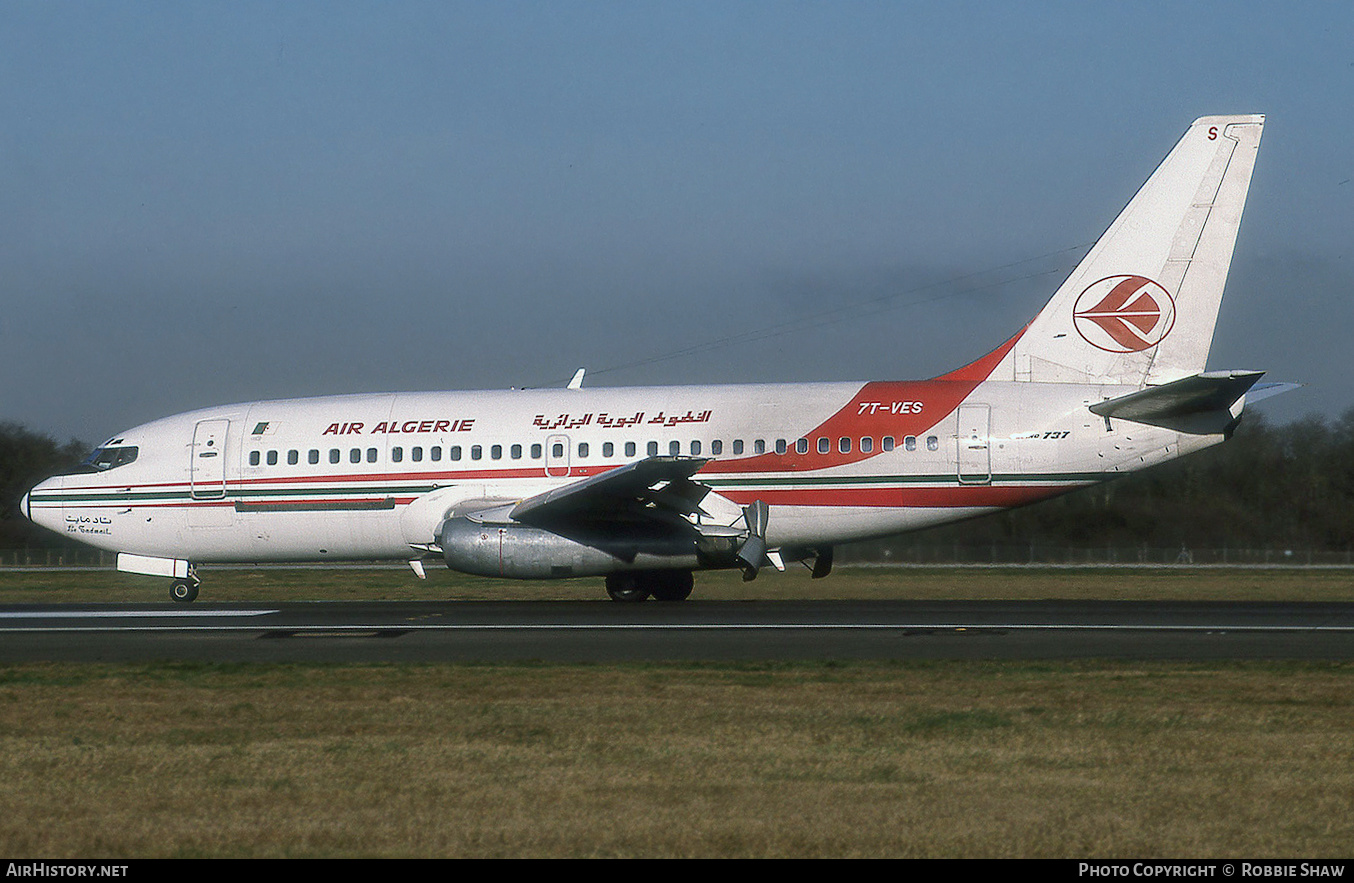 Aircraft Photo of 7T-VES | Boeing 737-2D6C/Adv | Air Algérie | AirHistory.net #263816