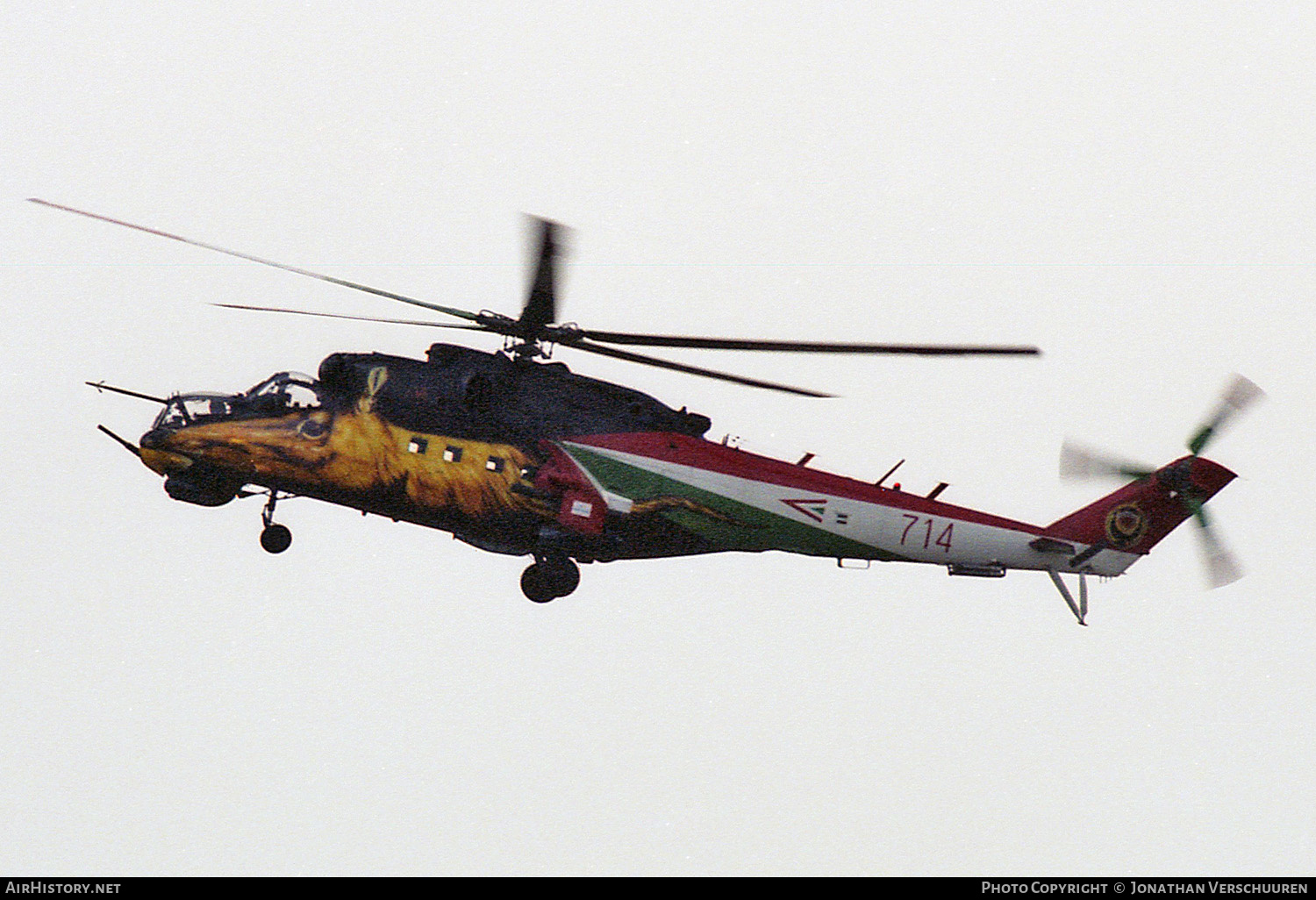 Aircraft Photo of 714 | Mil Mi-24V | Hungary - Air Force | AirHistory.net #263817