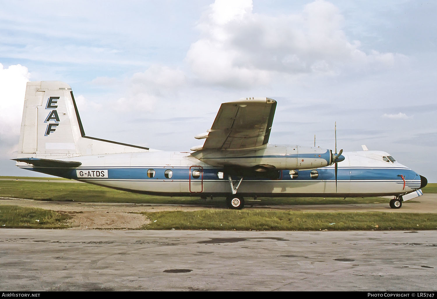 Aircraft Photo of G-ATDS | Handley Page HPR-7 Herald 209 | Express Air Freight - EAF | AirHistory.net #263827