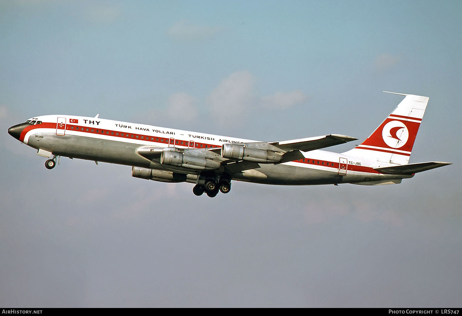 Aircraft Photo of TC-JBC | Boeing 707-121(B) | THY Türk Hava Yolları - Turkish Airlines | AirHistory.net #263830
