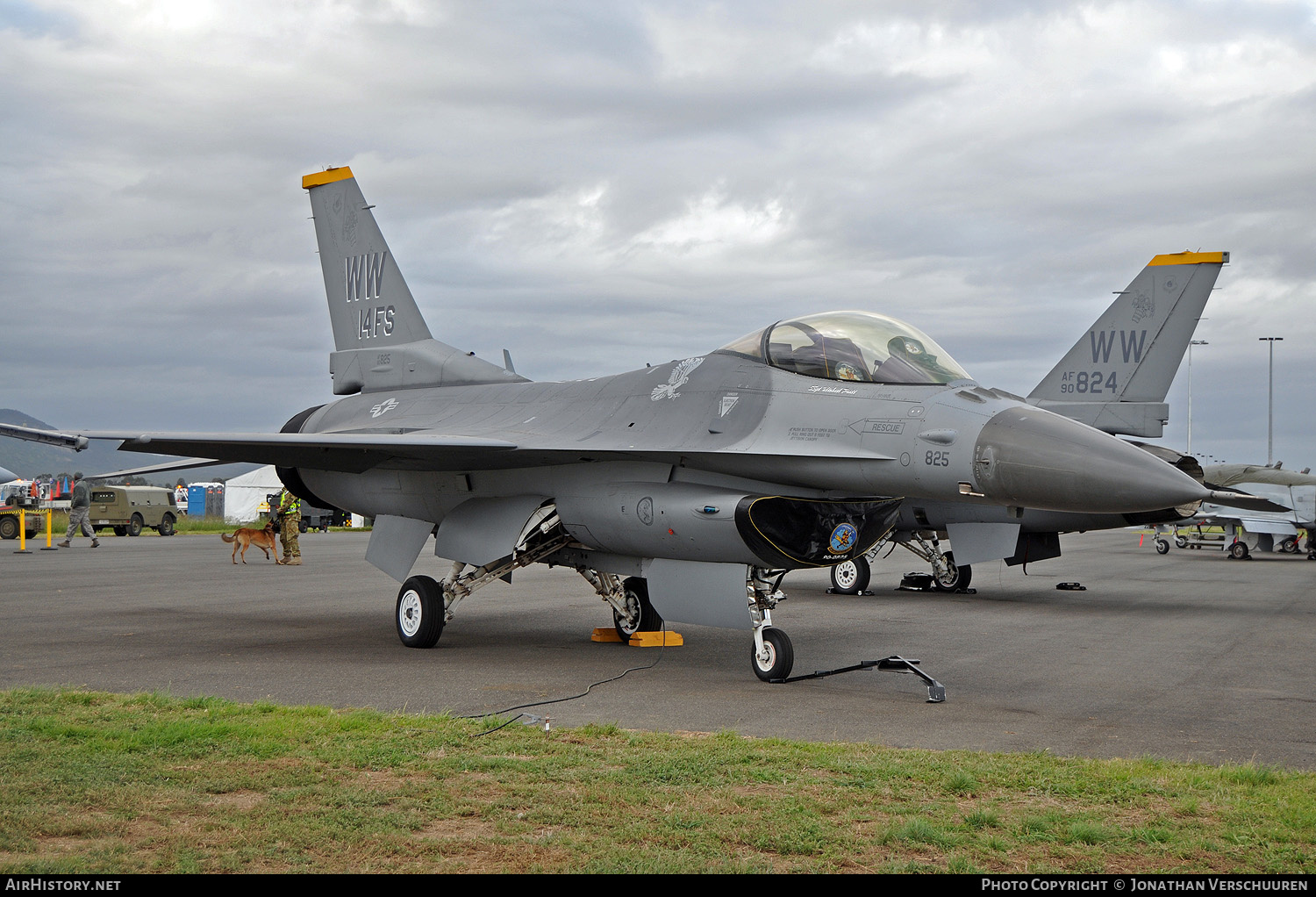Aircraft Photo of 90-0825 / AF90-825 | Lockheed F-16CM Fighting Falcon | USA - Air Force | AirHistory.net #263834