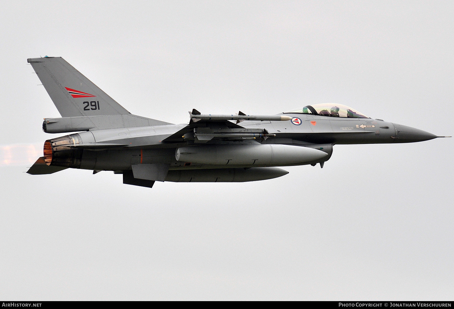 Aircraft Photo of 291 | General Dynamics F-16AM Fighting Falcon | Norway - Air Force | AirHistory.net #263854