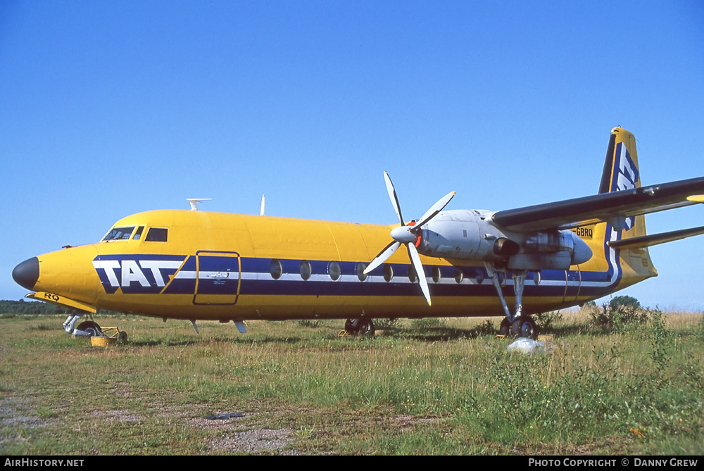 Aircraft Photo of F-GBRQ | Fairchild Hiller FH-227B | TAT - Touraine Air Transport | AirHistory.net #263864