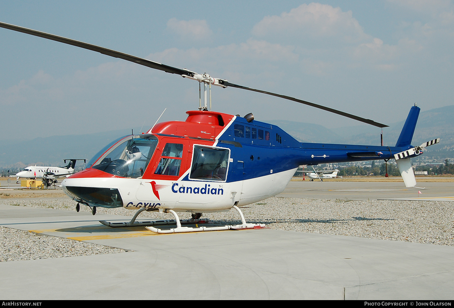 Aircraft Photo of C-GXHC | Bell 206B JetRanger II | Canadian Helicopters | AirHistory.net #263866