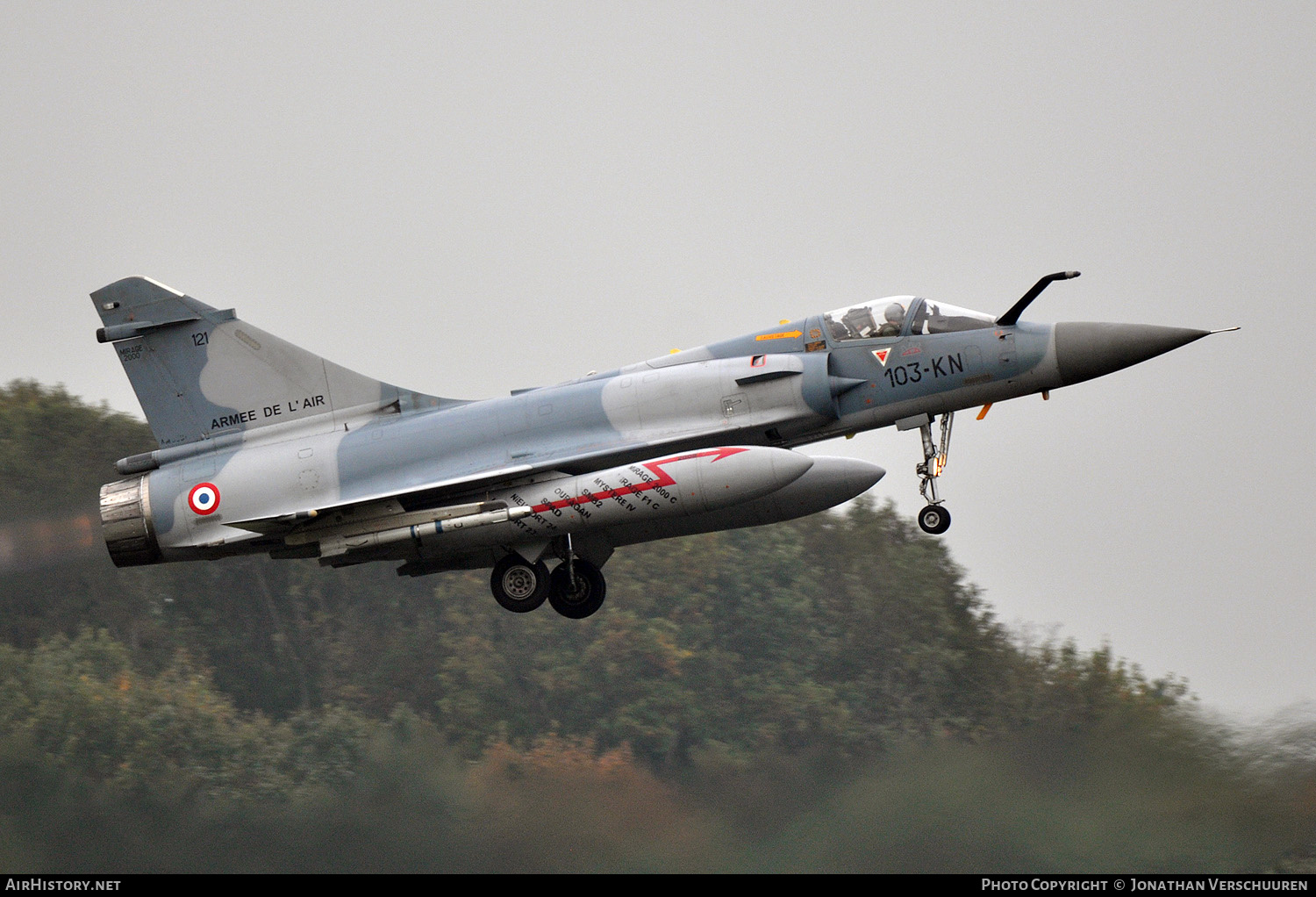 Aircraft Photo of 121 | Dassault Mirage 2000C | France - Air Force | AirHistory.net #263872
