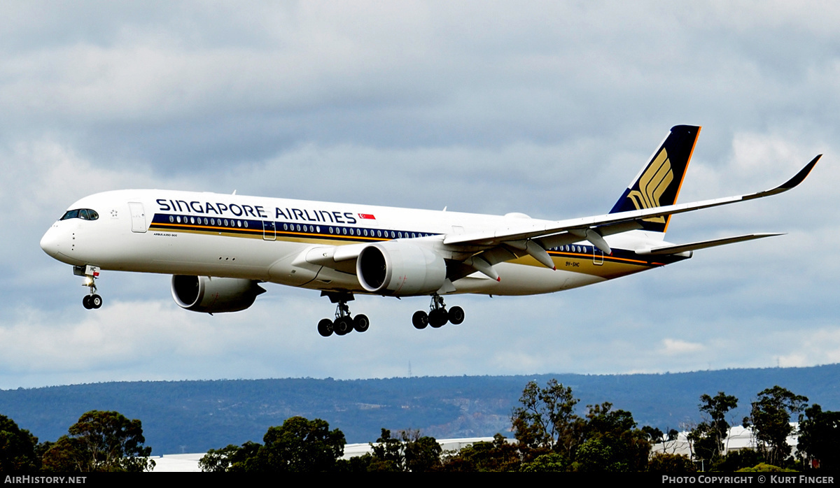 Aircraft Photo of 9V-SHC | Airbus A350-941 | Singapore Airlines | AirHistory.net #263883