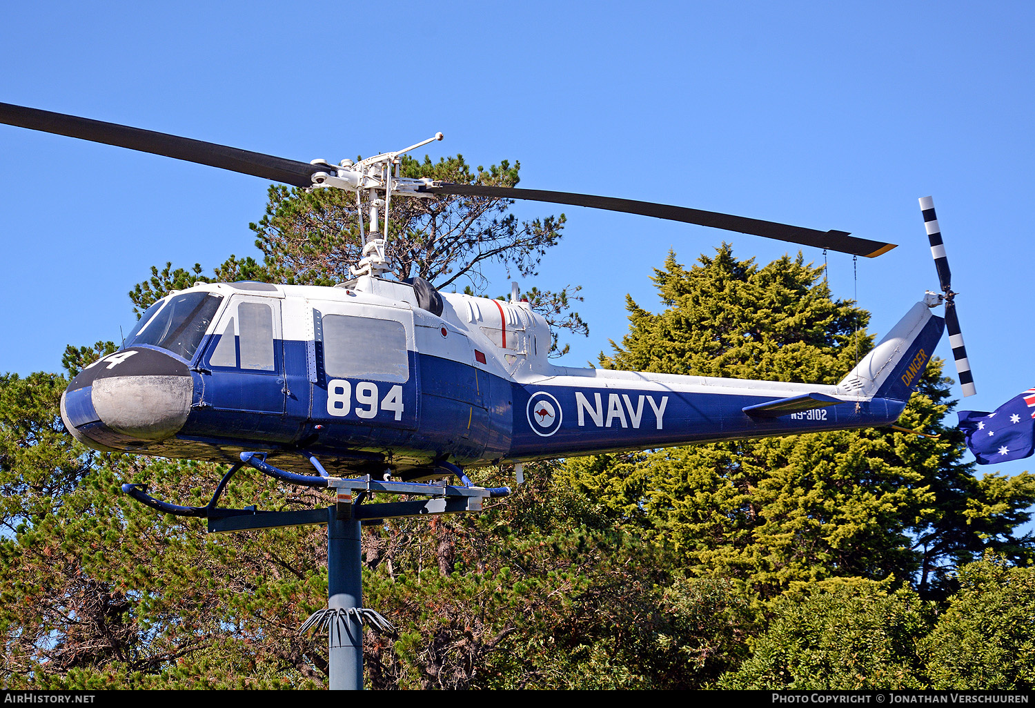 Aircraft Photo of N9-3102 | Bell UH-1B Iroquois | Australia - Navy | AirHistory.net #263894