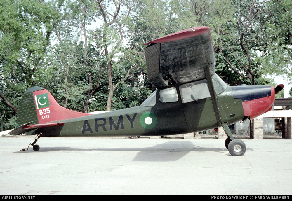 Aircraft Photo of 835 | Cessna O-1E Bird Dog (305C/L-19E) | Pakistan - Army | AirHistory.net #263907