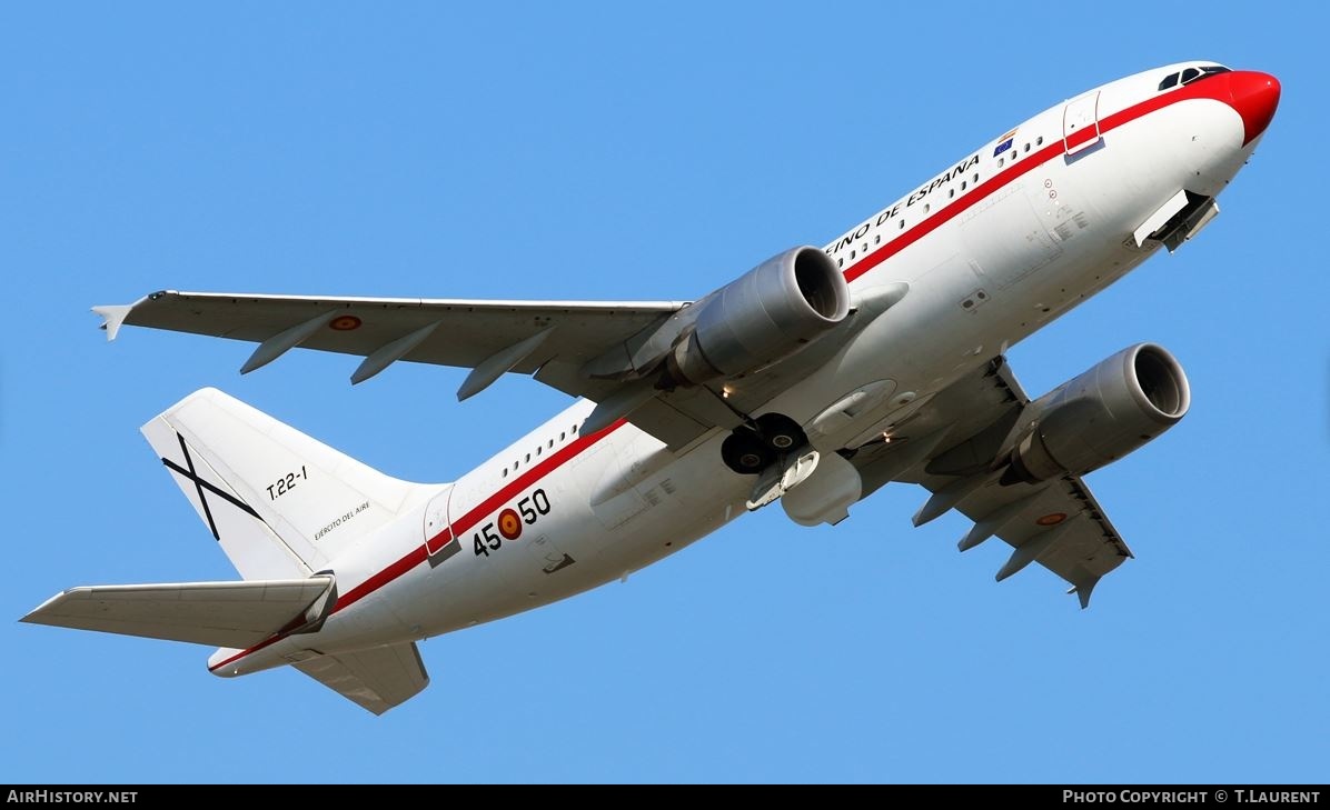 Aircraft Photo of T.22-1 | Airbus A310-304 | Spain - Air Force | AirHistory.net #263914