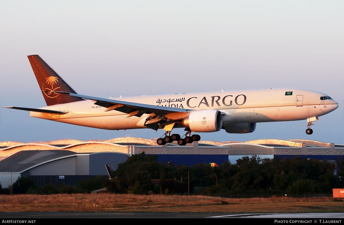 Aircraft Photo of HZ-AK73 | Boeing 777-FFG | Saudia - Saudi Arabian Airlines Cargo | AirHistory.net #263933