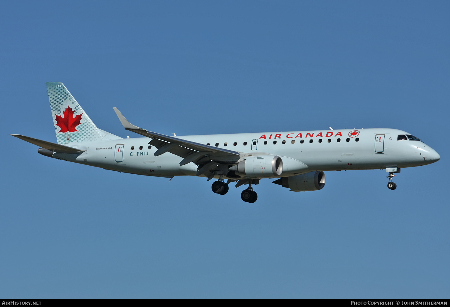 Aircraft Photo of C-FHIU | Embraer 190AR (ERJ-190-100IGW) | Air Canada | AirHistory.net #263944
