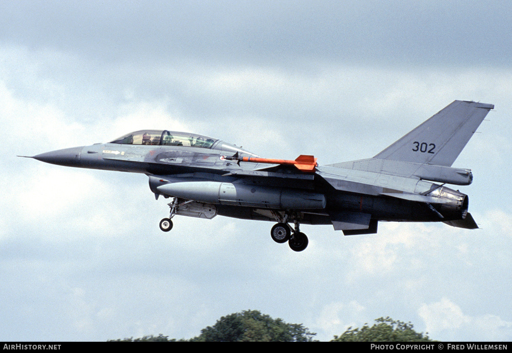 Aircraft Photo of 302 | General Dynamics F-16BM Fighting Falcon | Norway - Air Force | AirHistory.net #263962