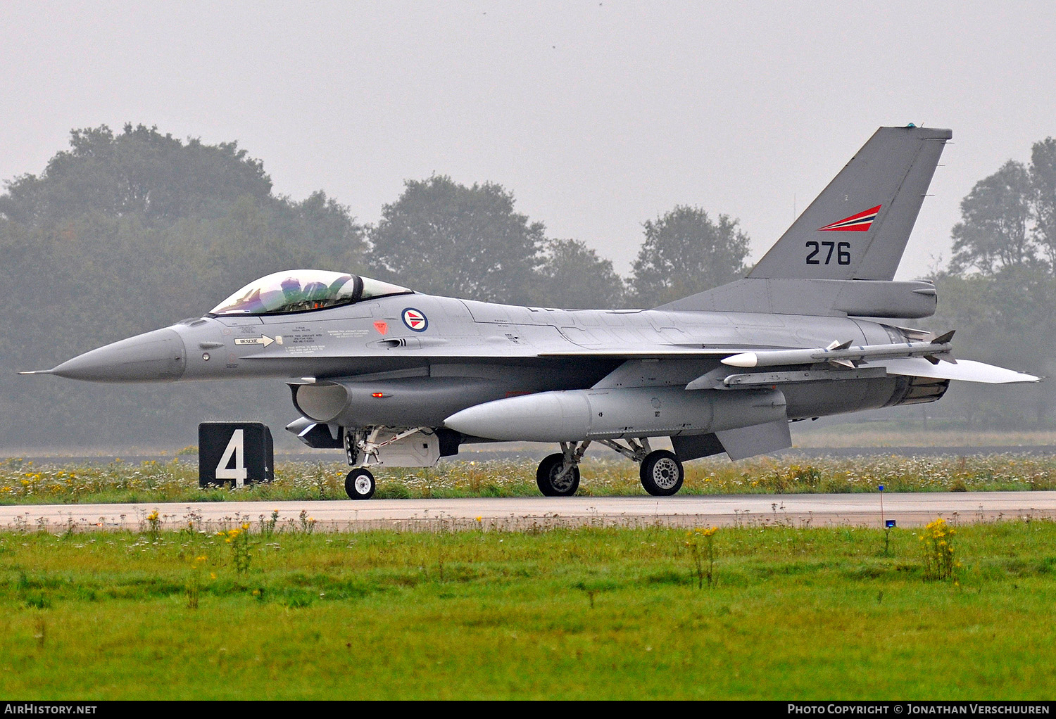 Aircraft Photo of 276 | General Dynamics F-16AM Fighting Falcon | Norway - Air Force | AirHistory.net #264011