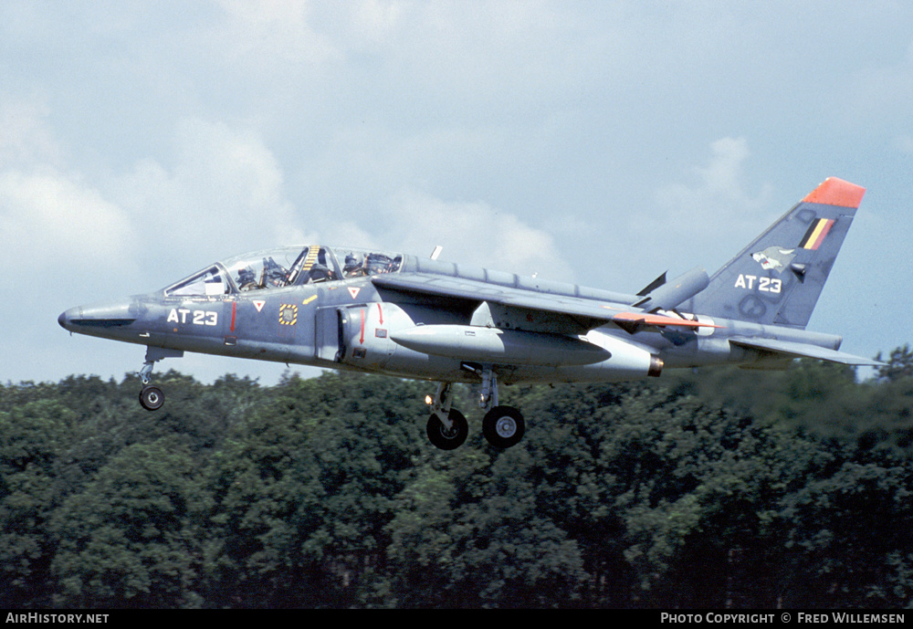 Aircraft Photo of AT23 | Dassault-Dornier Alpha Jet 1B | Belgium - Air Force | AirHistory.net #264017