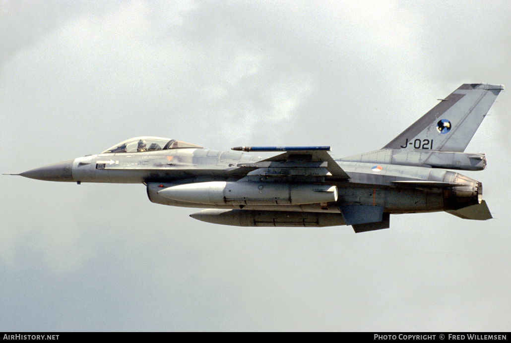Aircraft Photo of J-021 | General Dynamics F-16AM Fighting Falcon | Netherlands - Air Force | AirHistory.net #264020