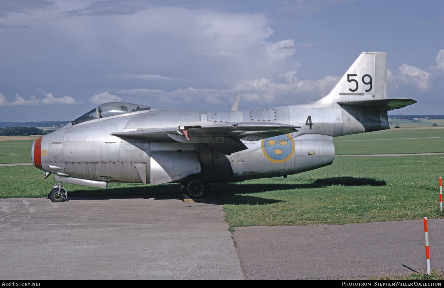 Aircraft Photo of 29589 | Saab J29F Tunnan | Sweden - Air Force | AirHistory.net #264070