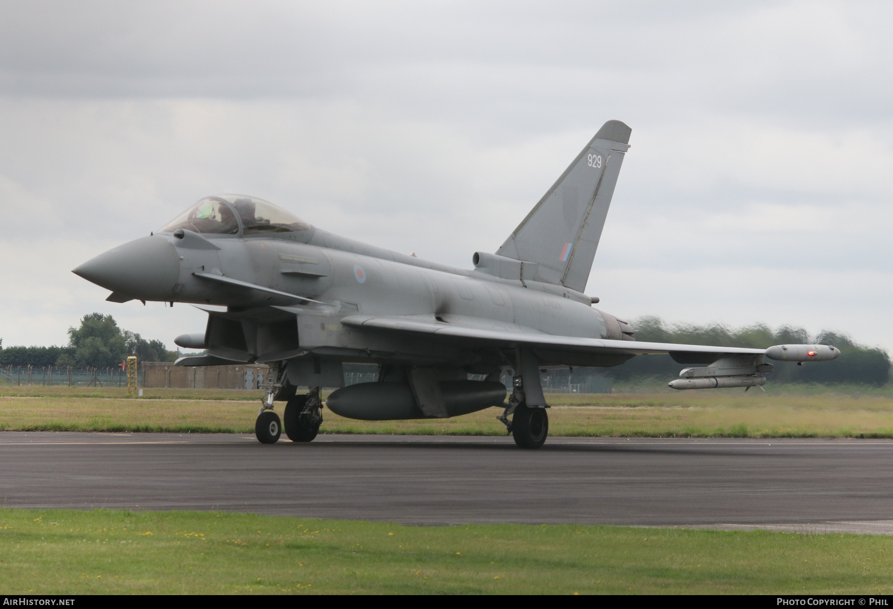 Aircraft Photo of ZJ929 | Eurofighter EF-2000 Typhoon FGR4 | UK - Air Force | AirHistory.net #264095