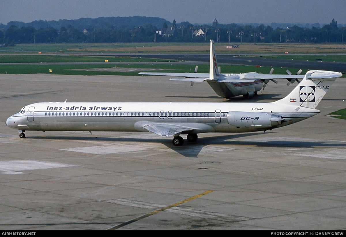 Aircraft Photo of YU-AJZ | McDonnell Douglas MD-81 (DC-9-81) | Inex-Adria Airways | AirHistory.net #264135