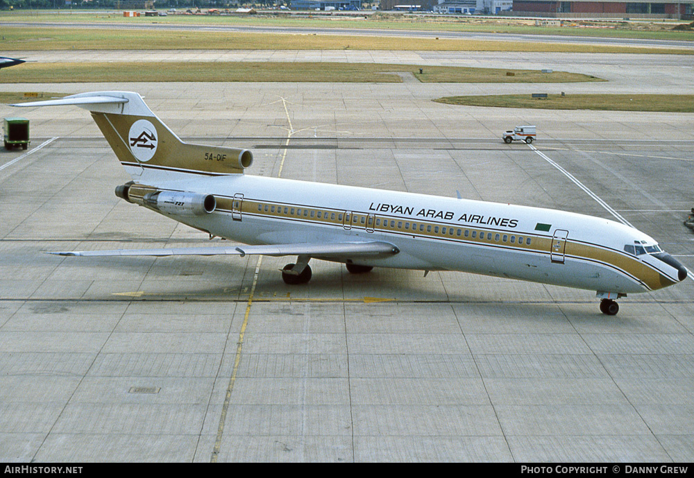 Aircraft Photo of 5A-DIF | Boeing 727-2L5/Adv | Libyan Arab Airlines | AirHistory.net #264141