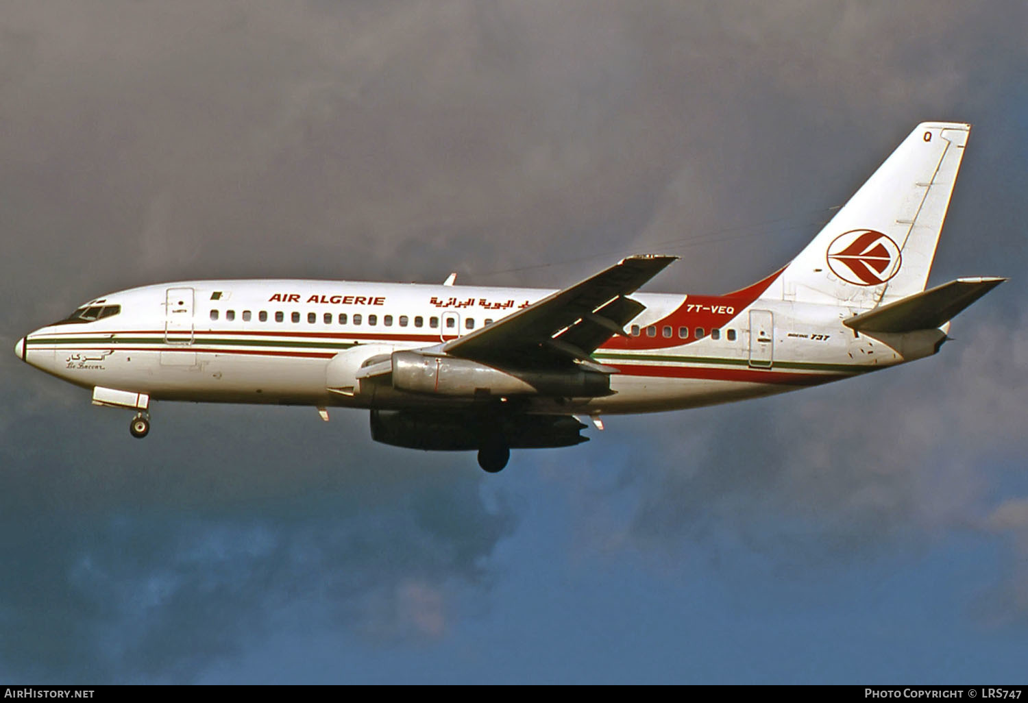 Aircraft Photo of 7T-VEQ | Boeing 737-2D6/Adv | Air Algérie | AirHistory.net #264164