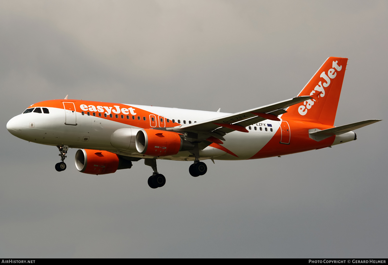 Aircraft Photo of G-EZFK | Airbus A319-111 | EasyJet | AirHistory.net #264166